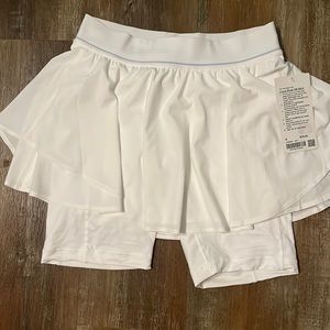 Lululemon white tennis skirt